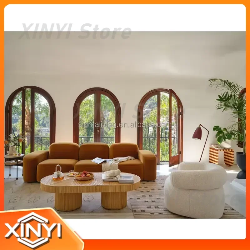 High-Quality Modular Living Room Sofa Set for Apartment and Hotel Use