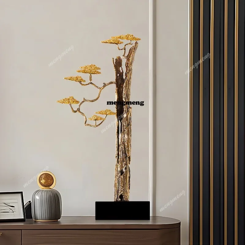 M138 Welcome pine ornaments into the entrance slender decoration office to attract wealth company opening high-end gifts