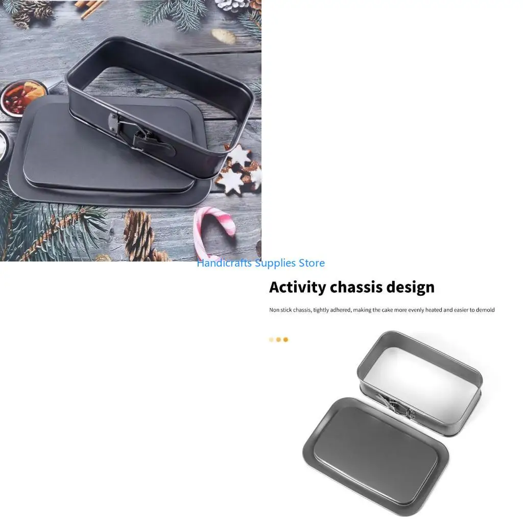 R1WA Easy Release Cheesecake Pan With Locking Mechanism Oven Microwave Safe Bakeware