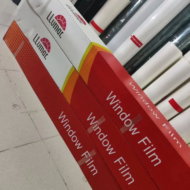 قسط LLumar نانو الكربون نافذة تينت فيلم السيارات فيلم عالية الحرارة الأشعة فوق البنفسجية حجب IRR 35%-45% UV99% PET نافذة السيارة غير التدخل #6