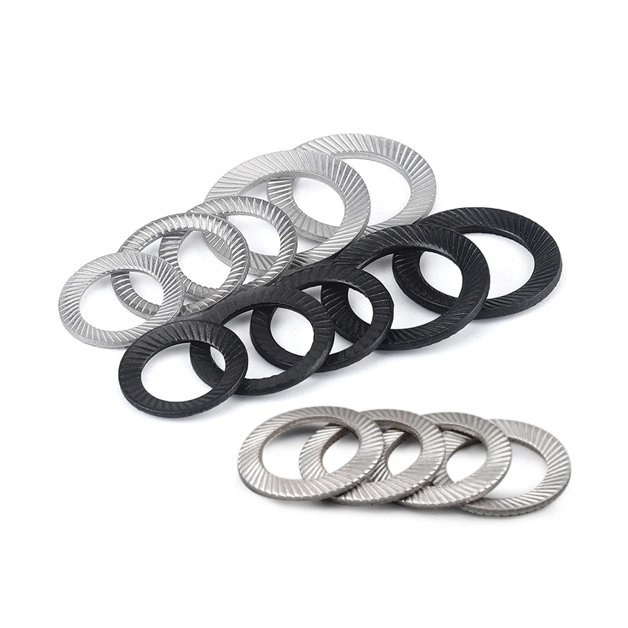 DIN9250(s) Lock washer Double ridges teeth spacer washer Carbon steel and Stainless steel locking washer anti-skid gasket M3-M30