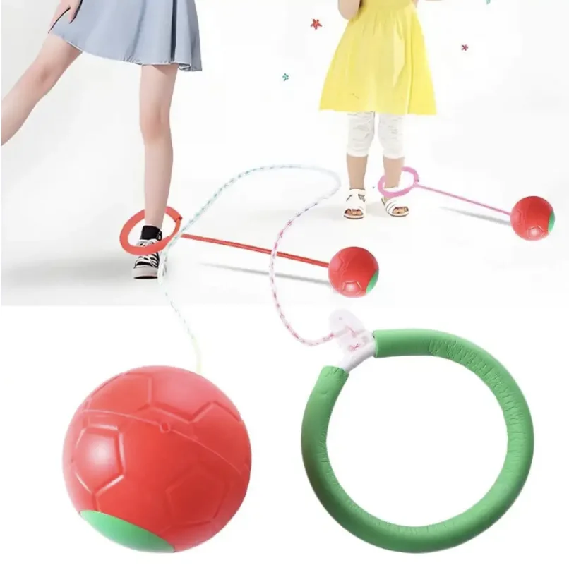 子供ジャンプボール回転ジャンプリング片足縄跳び調整バランス屋外楽しいおもちゃ遊園地スポーツセット