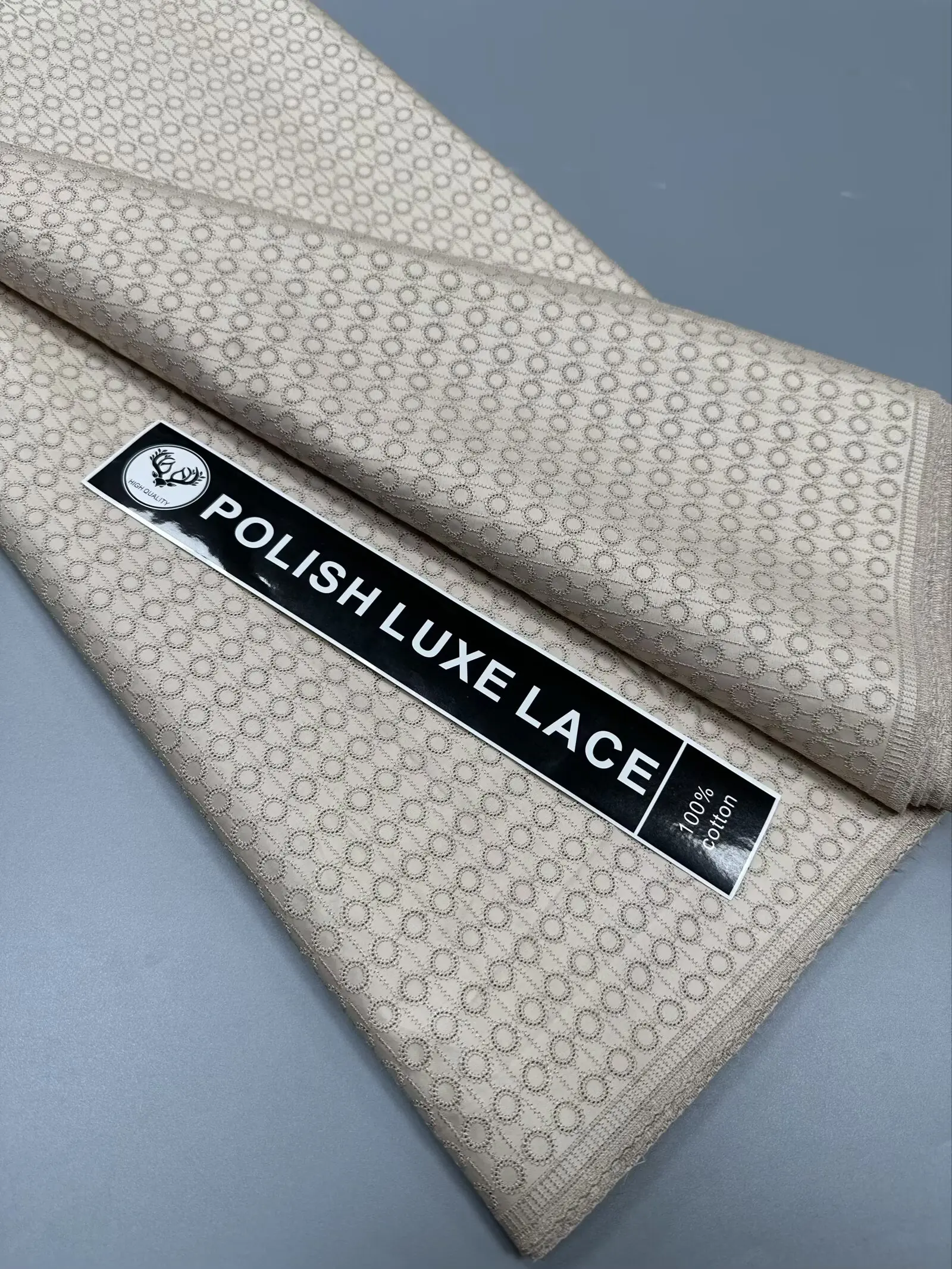 

2025 High-Quality African Nigerian Tulle Lace Fabric for Sewing Wedding Party Gown Dress Embroidered Cotton Damask 5 Yards