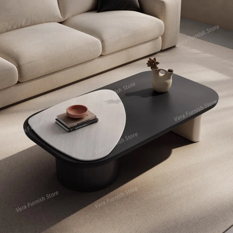 

Italian Minimalist Coffee Tables Designer Living Room Creative Center Tea Table High-End Luxury Home Furniture Escritorios FYCT