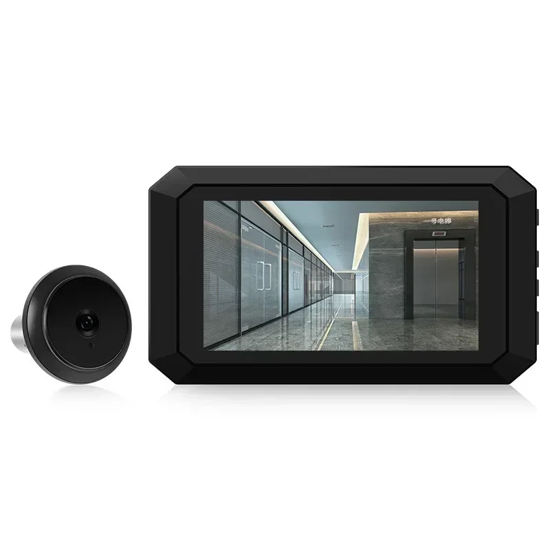 1080P 3.97 Inch Digital Magic Eye Electronic Viewfinder Night Vision Photo Recording Video Digital Peephole Door Viewer Camera