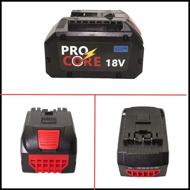 Imagem -04 - Bateria de Substituição Procore para Bosch Ferramenta sem Fio Profissional Bat618 Bat609 Gba18v80 21700 18v