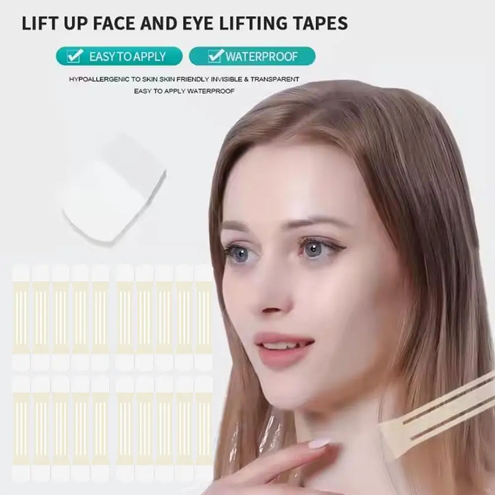 

Face Lift Tape Invisible Facial Slimming Tape Wrinkle Lifter Face Neck Patch Stickers Eye Aging Sticker Anti Sticker Remova O0Q2