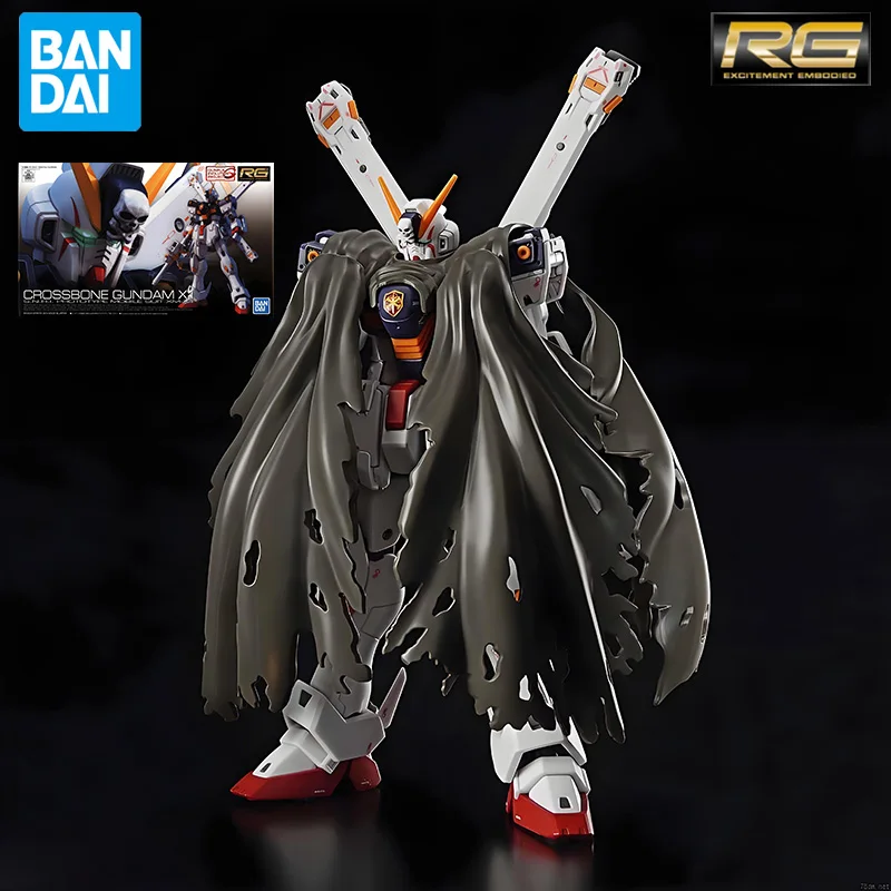 BANDAI Originele Real Grade Serie 31Mobile Suit Crossbone Gundam X-1 (GEP) Anime Action Figure Montage Speelgoed Collectible Model