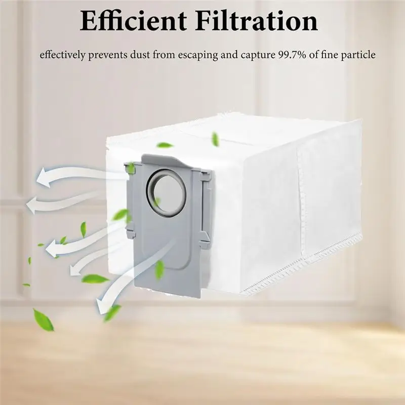 A84X-For Roborock Qrevo Master /P10s Pro/V20 Robot Vacuum Cleaner Main Side Brush Hepa Filter Mop Cloth Dust Bags Accessories - view 5