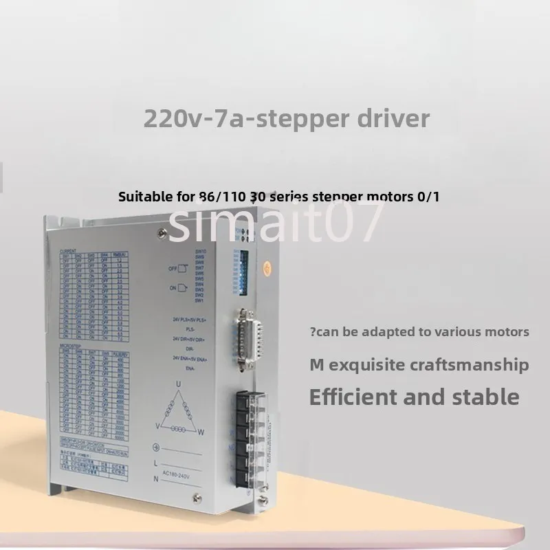 

Digital Three-Phase Stepper Driver DM3722B - Compatible with 86/110/130 Stepper Motors (Universal for DV3722 YKA3722MA)
