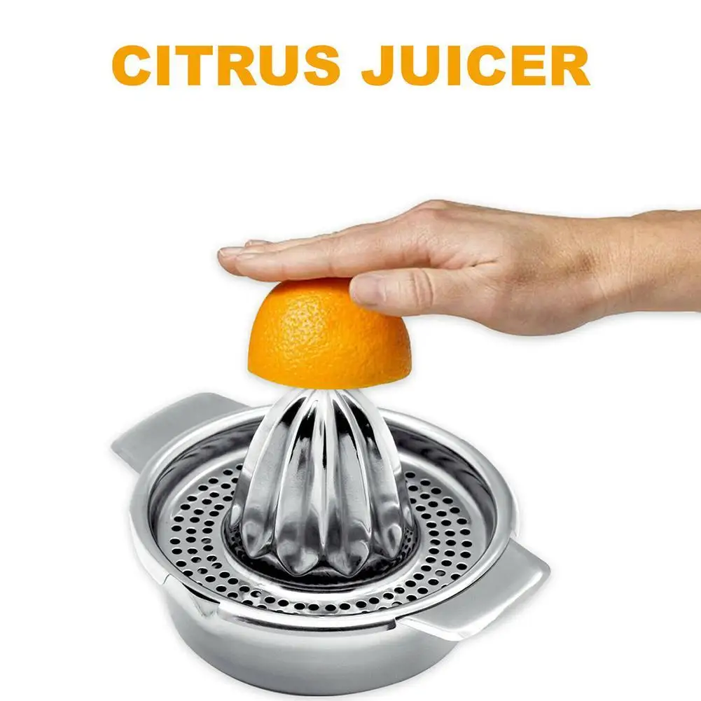 Portable Hand Juicer Orange Lemon Citrus Lime Fruit Kitchen Gadgets Manual Tools Juice Juicer Steel Blender Squeezer U7H3