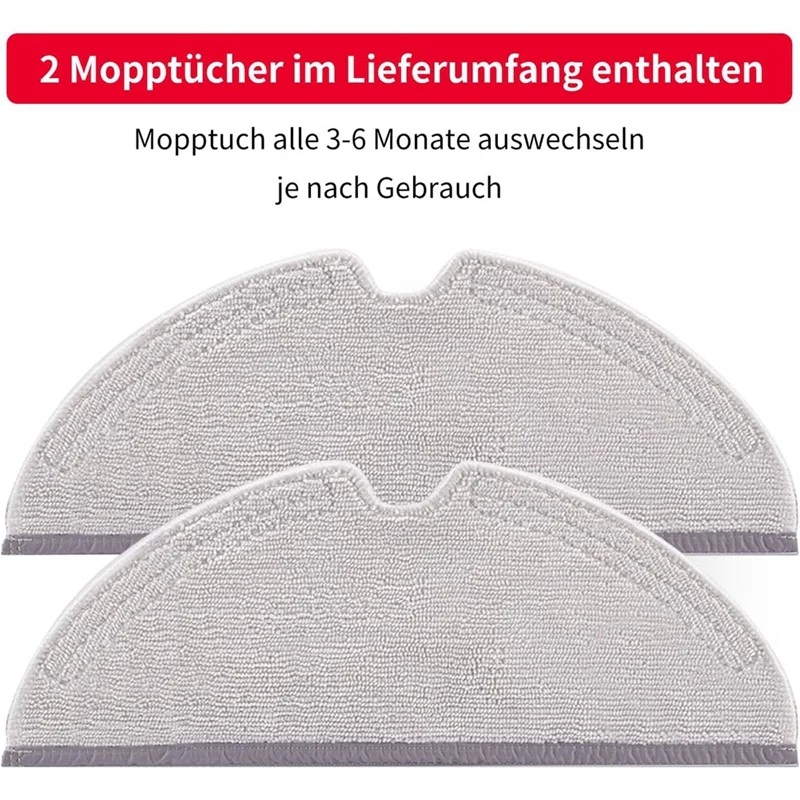 Hoch effiziente Mop-Stoff polster für Roborock Q5, Q5 Pro, Q5 Pro und weitere Roborock-Modelle