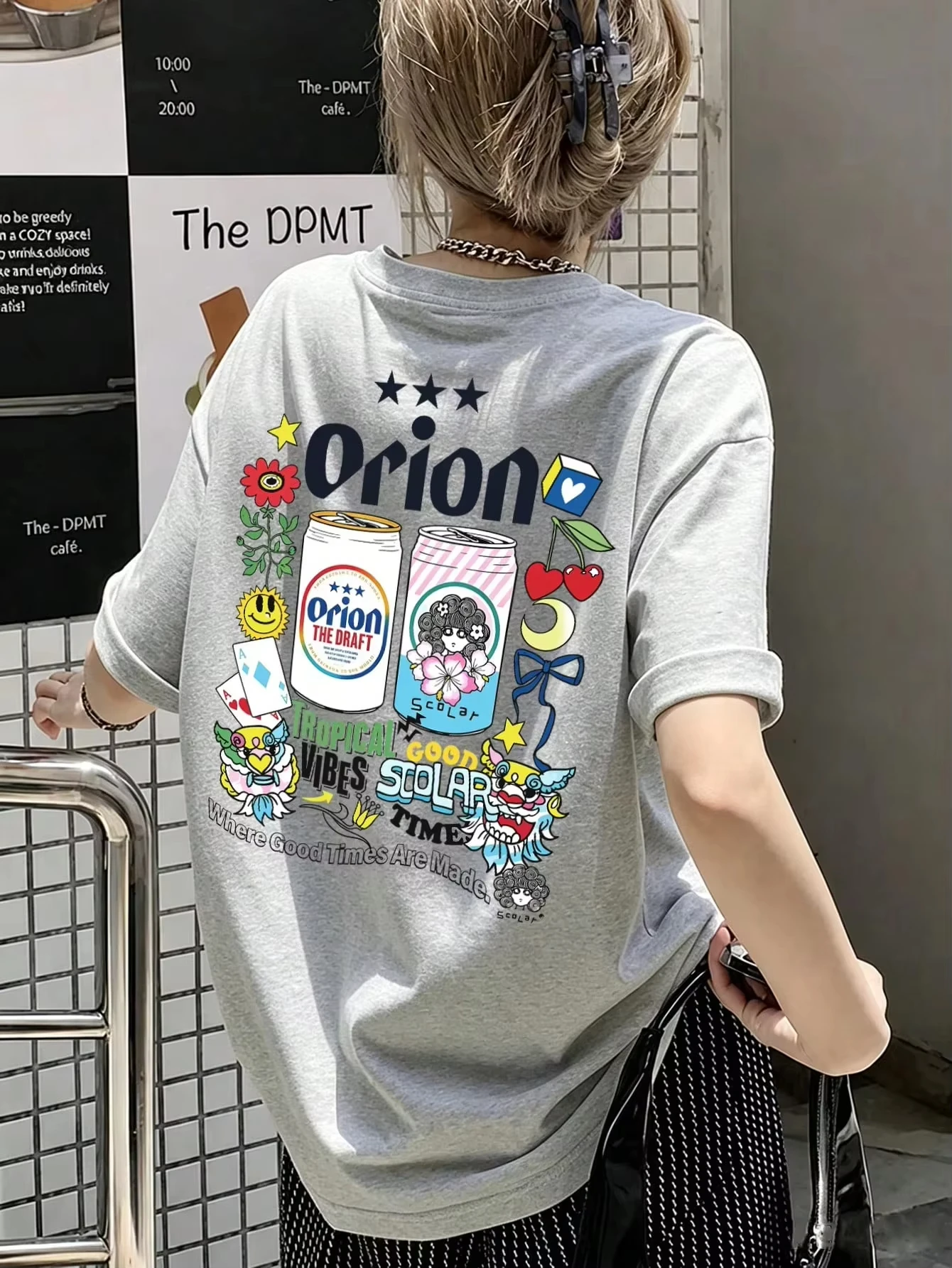 2026 Summer Orion Collection Stylish Printed Pattern Woman's and Men's Kids Short Sleeve T-Shirt Suitable for Daily Casual Top