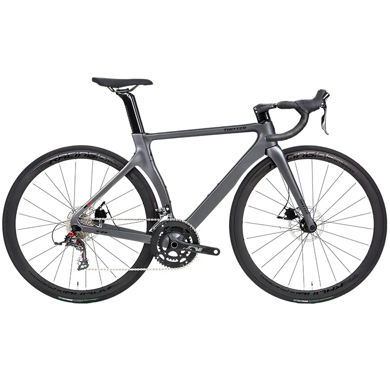 

Carbon fiber road bike T8 disc brake fully hidden 24 speed city bike