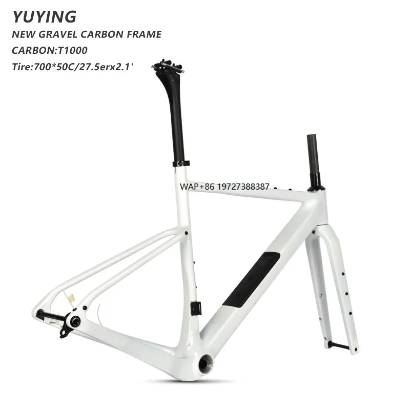 Magnetic Storage Box Bike T800 T1000 Carbon Fiber Frame 380/400/420/440mm Integrated Handlebar Disc Brake Gravel City Bicycle