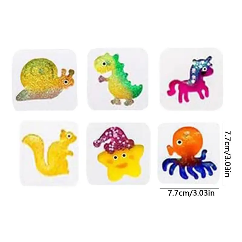 Water Animal Beads Kit DIY Sea Life Creature Sensory Toy Set Kids Gift For Kids Birthday Party Favors Bag Filler Cartoon Style