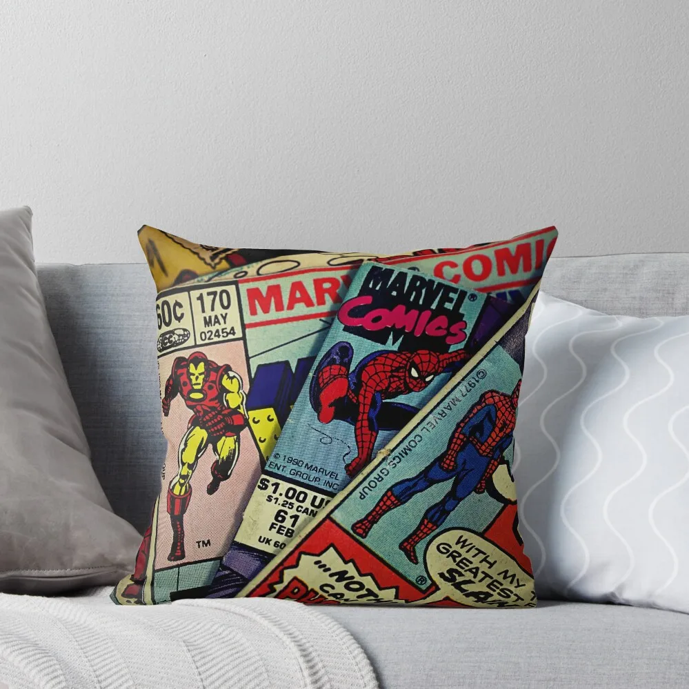 

Close up comics Throw Pillow Couch Pillows Sofa Covers For Living Room Christmas Covers For Cushions Pillow