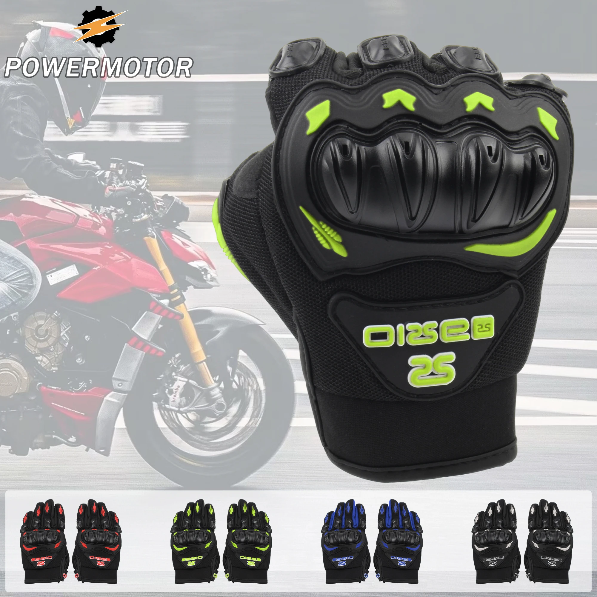 

Motorcycle Gloves Cycling Gloves Non-slip Wear-resistant Drop-proof Touch Screen Enduro DirtBike Racing Cycling Gear Accessories