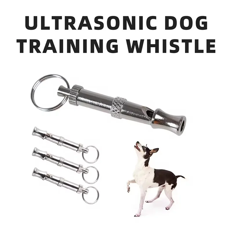Ultraschall-Hundetrainingspfeife zur Bellstopp-Gerät, leise Trainingsflöte, Welpen-Schlüsselanhänger, Kontrollwerkzeug, Haustierzubehör – Detail 1