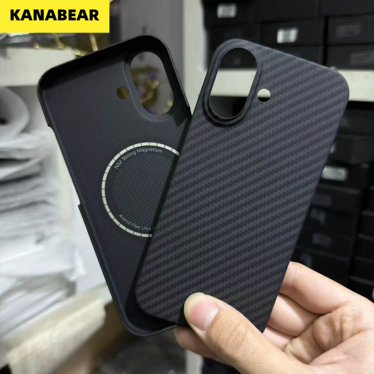 

New Arrival Kevlar Aramid Magnetic Case for iPhone 17, Ultra - Thin MagSafe Premium Shockproof Protective Cover