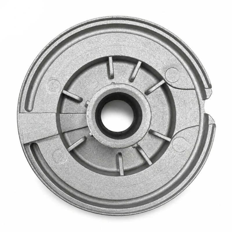 Aluminum Flame Head Replacement Part for Gas Stove or Oven, Cast Metal Component for Home Kitchen Appliance Repair Spare Use
