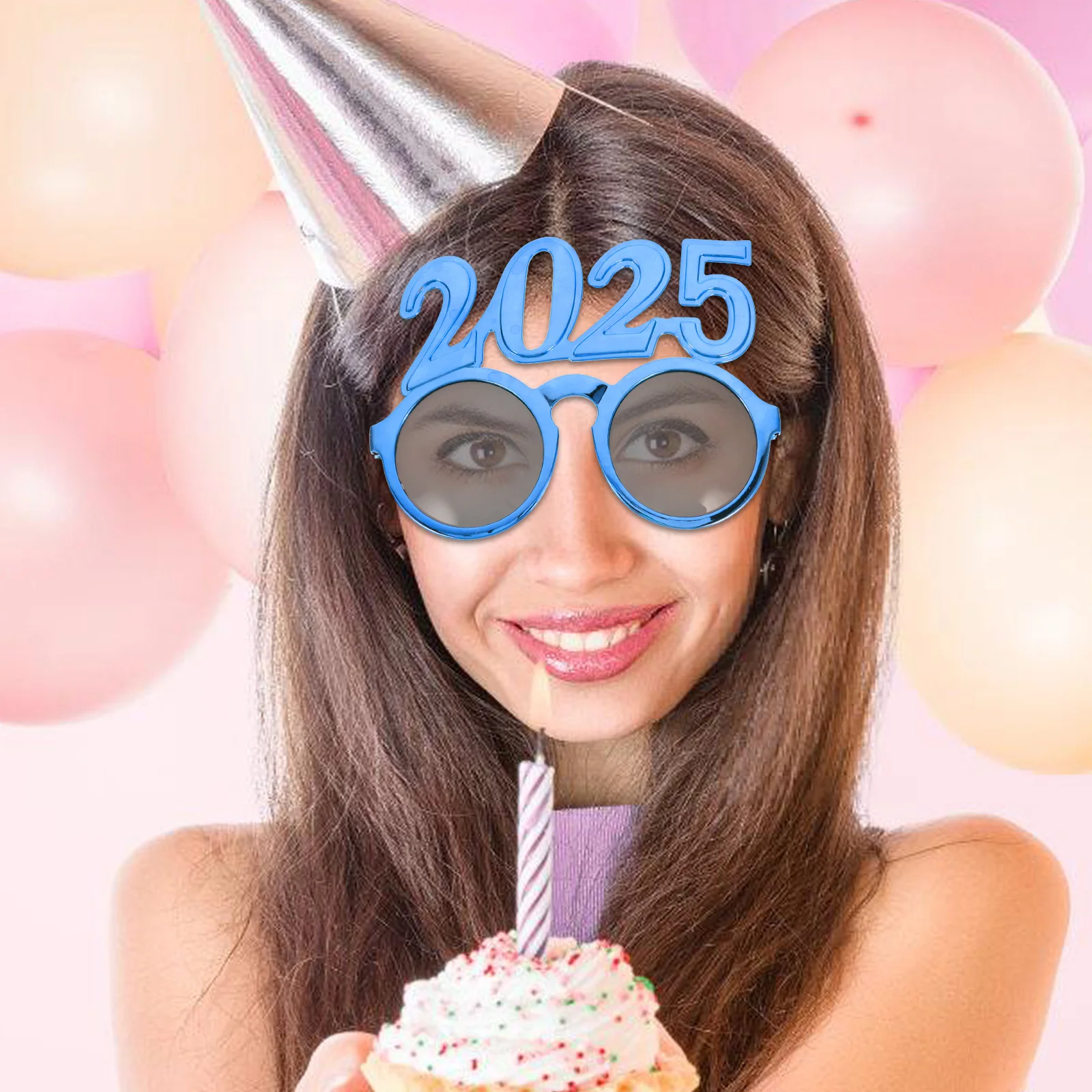 Lunettes de nouvel an 2025, lunettes de fête amusantes, accessoires de stand Photo, fournitures de fête du nouvel an, décoration de lunettes, lunettes de soleil amusantes