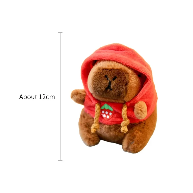 Cute Cartoon Capybara Pendant Keychain Bag Hanging image 6