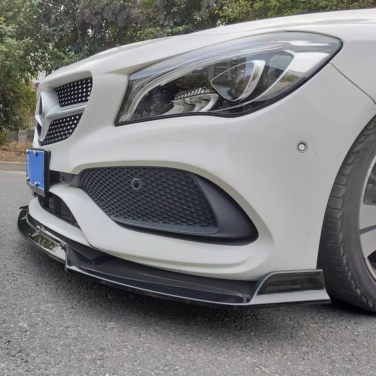 Front Bumper Splitter Lip for Mercedes Benz CLA C117 X117 Facelift AMG LINE CLA180 CLA200 CLA250 Sport 2016 2017 2018 Body Kit