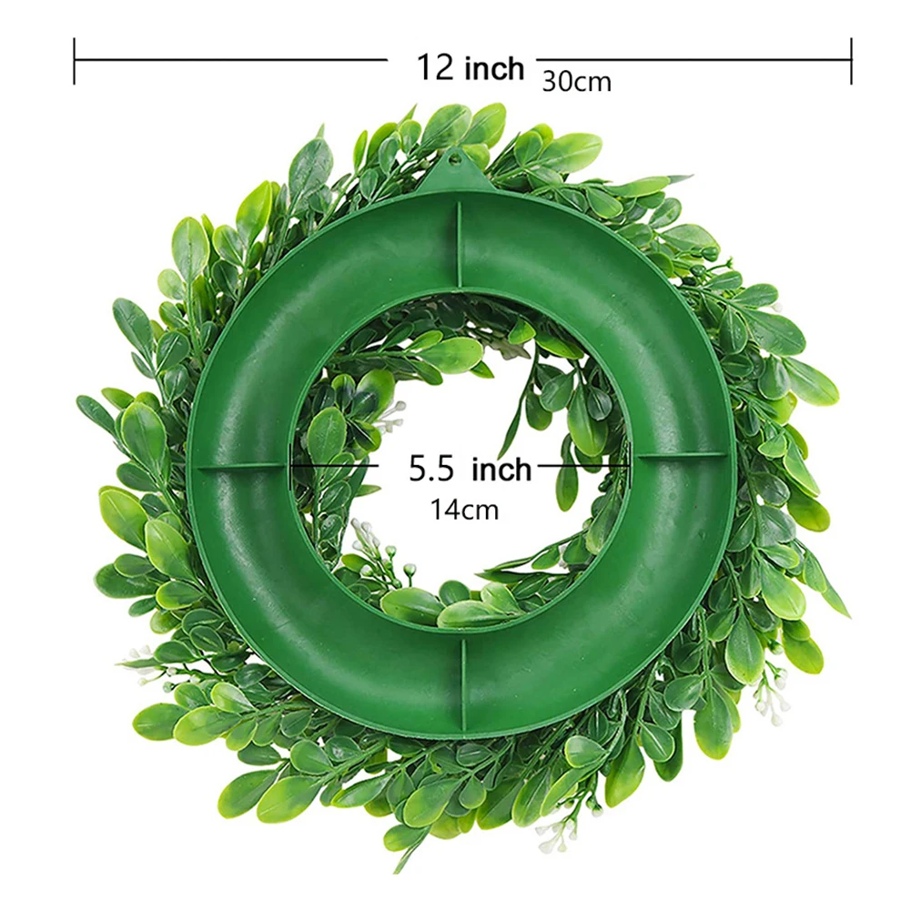 

Greenery Wreath Artificial Flower Wreath Seasonal Decoration Indoor Outdoor Decor Realistic Artificial Flowers