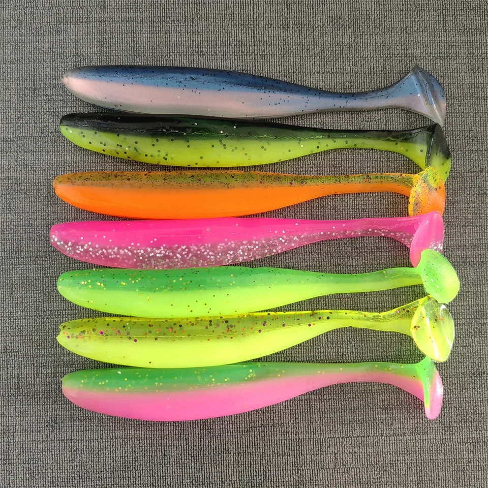 MUKUN Shad Worm Soft Bait 120mm/8.5g T Tail Jigging Wobblers Fishing Lure Tackle Bass Pike Aritificial Silicone Swimbait