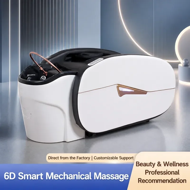 Automatic Intelligent Massage Chair with Integrated Shampoo Bed Luxury Hair Treatment Aromatherapy Function for Use