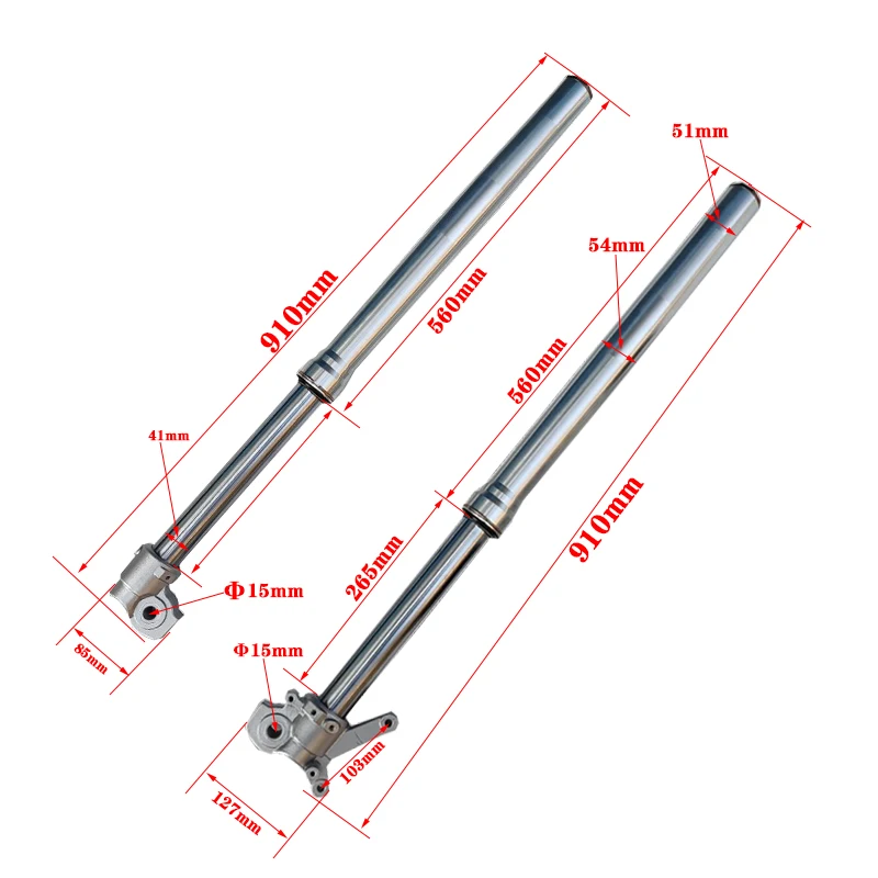 Shock Absorber Front Fork Motorcycle Accessories For BSE Kayo