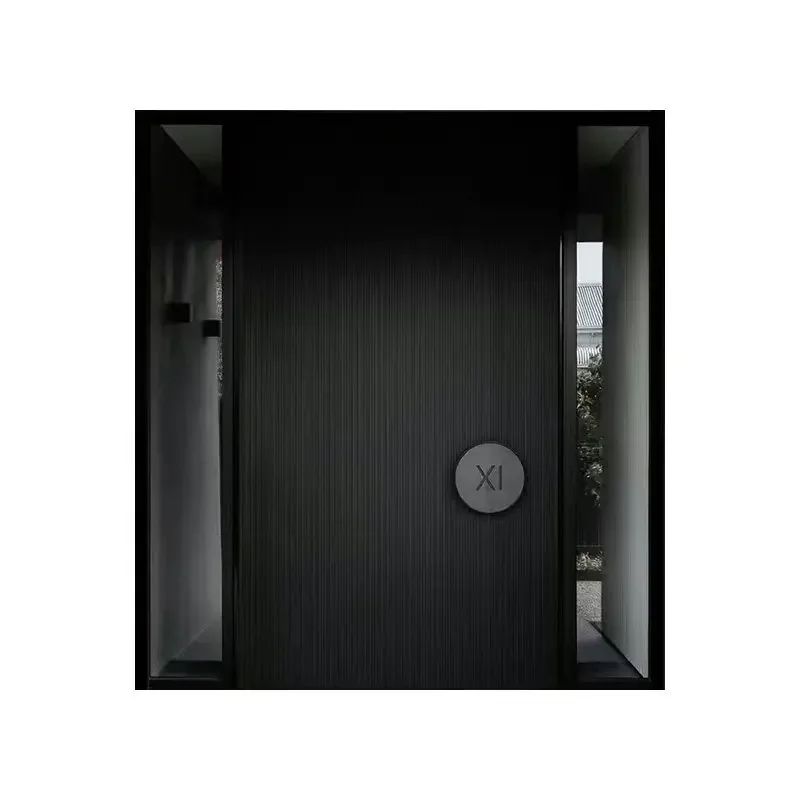 xx-Custom-made Precision-carved Cast Aluminum Door Minimalist Modern Glass Entry Door With A Touch Of Luxury