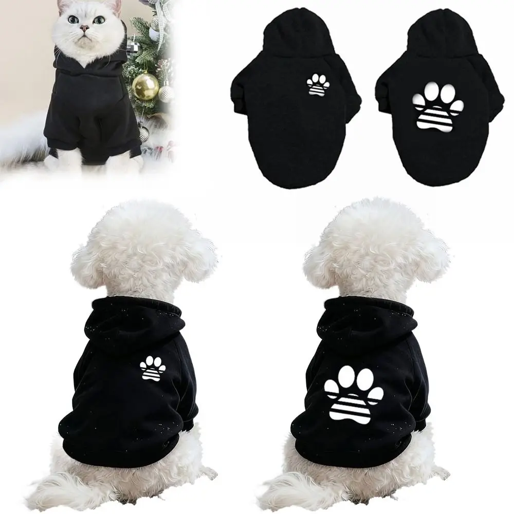 Fashion Windproof Dog Clothes Cotton Breathable Pet Hoodie Soft Pet Coat Winter Warm