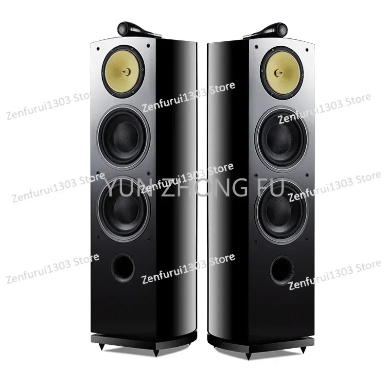 HiFi Three-way Floor Speaker Nautilus Technology ONL-2TH Double 8-inch Log Value-For-Money Fever Passive Audio