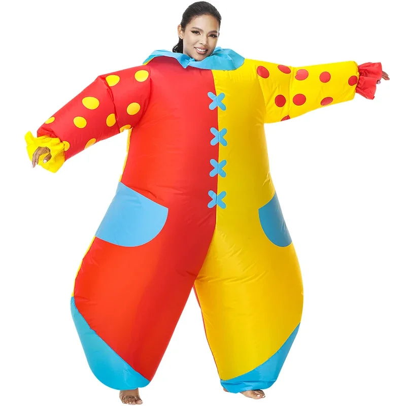 Volwassen Sumo Ballet Clown Opblaasbare Kostuums Purim Halloween Kerst Anime Cosplay Kostuum Enge Mascotte Feestjurk Grappig Pak