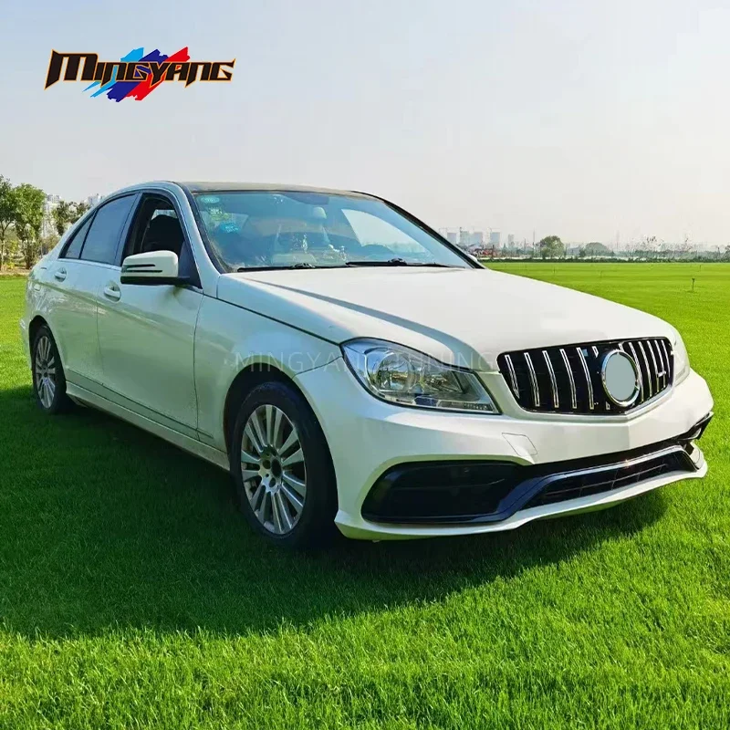 

Factory Hot Selling High Quality W204 Upgrade to W205 Design Car Bumper Grill Bodykit for C Class W204 2007-2014 t