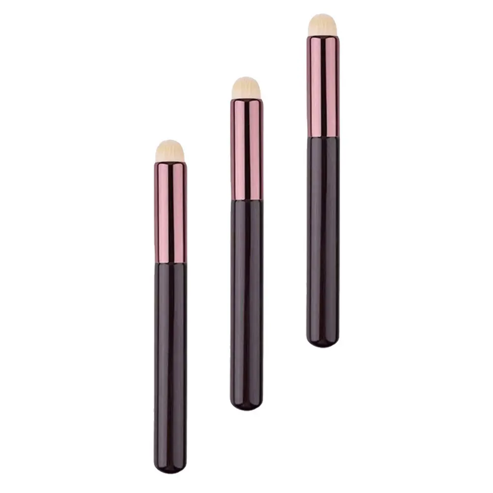 3 stuks lippenstift smudge borstel kunstmatige vezels lipgloss concealer oogschaduw make-up blending professionele gereedschappen lip make-up borstel