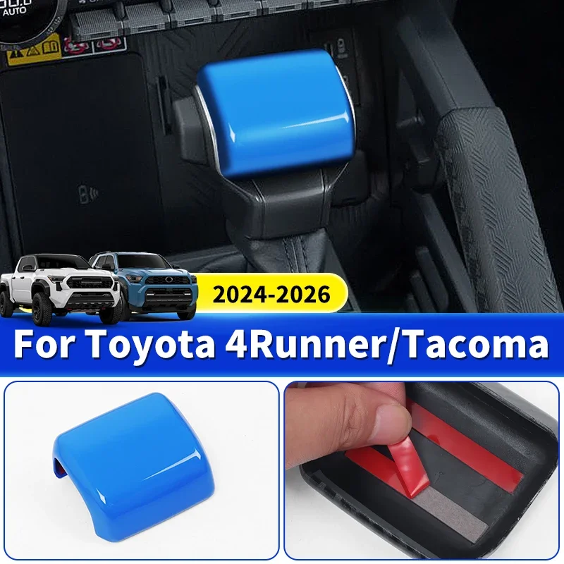 

For Toyota Tacoma 2024 2025 2026 4Runner Gear Head Cover Decorative sticker Car Interior Protection Accessories Styling Upgrade