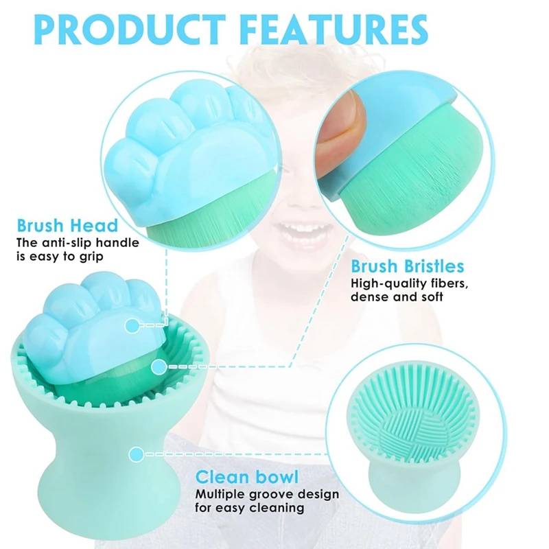 AB09-Applicatore per protezione solare per bambini, set di pennelli per protezione solare, applicatore per lozione per protezione solare Applicatore per protezione solare da viaggio
