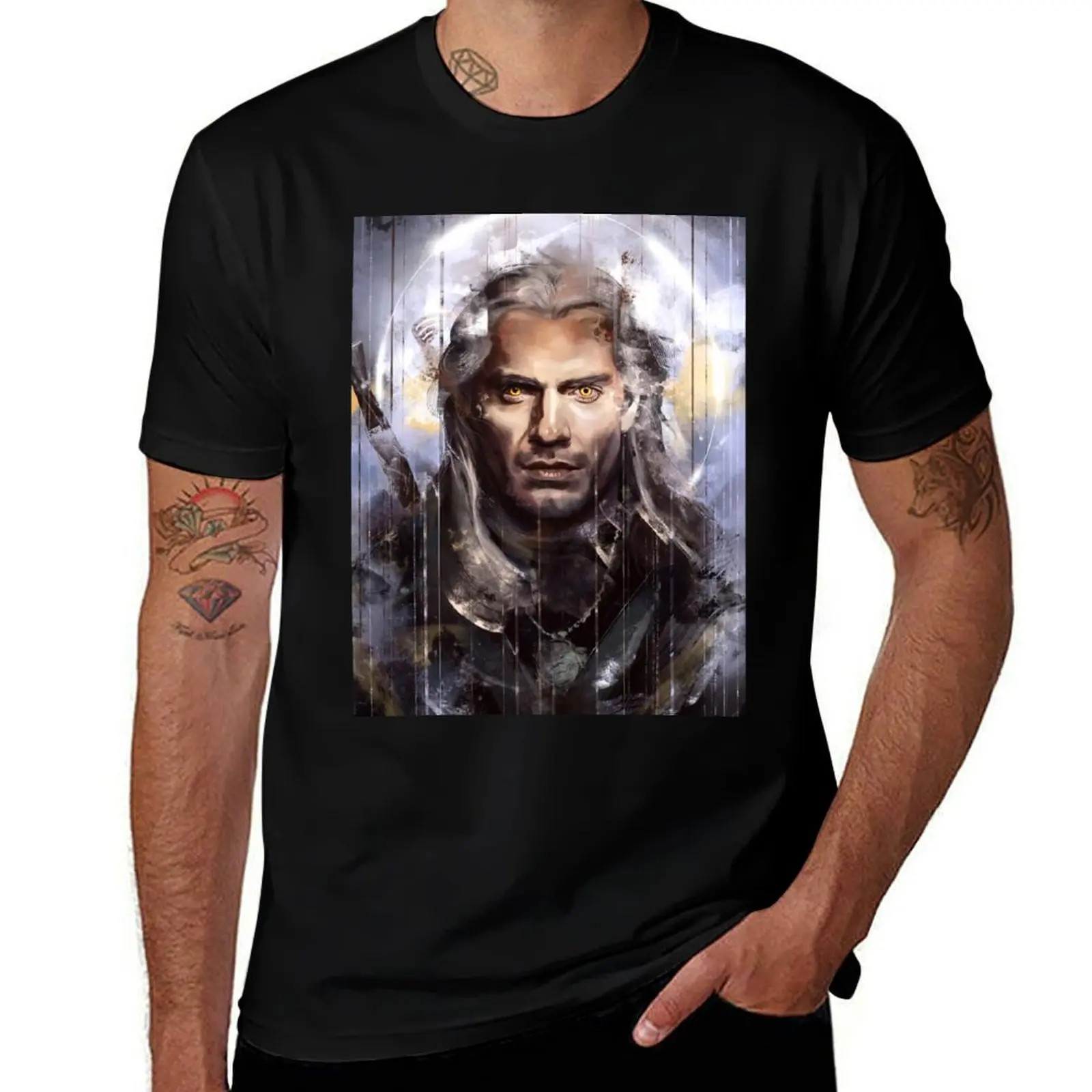 

Lupo BIanco T-Shirt Man t-shirt oversizeds tops Men's clothing