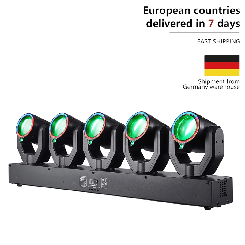 180W LED Moving Head Beam Lights RGBW 4IN1 Met DMX512 Veelkleurige Podium Professionele Verlichting voor DJ Disco Bar party