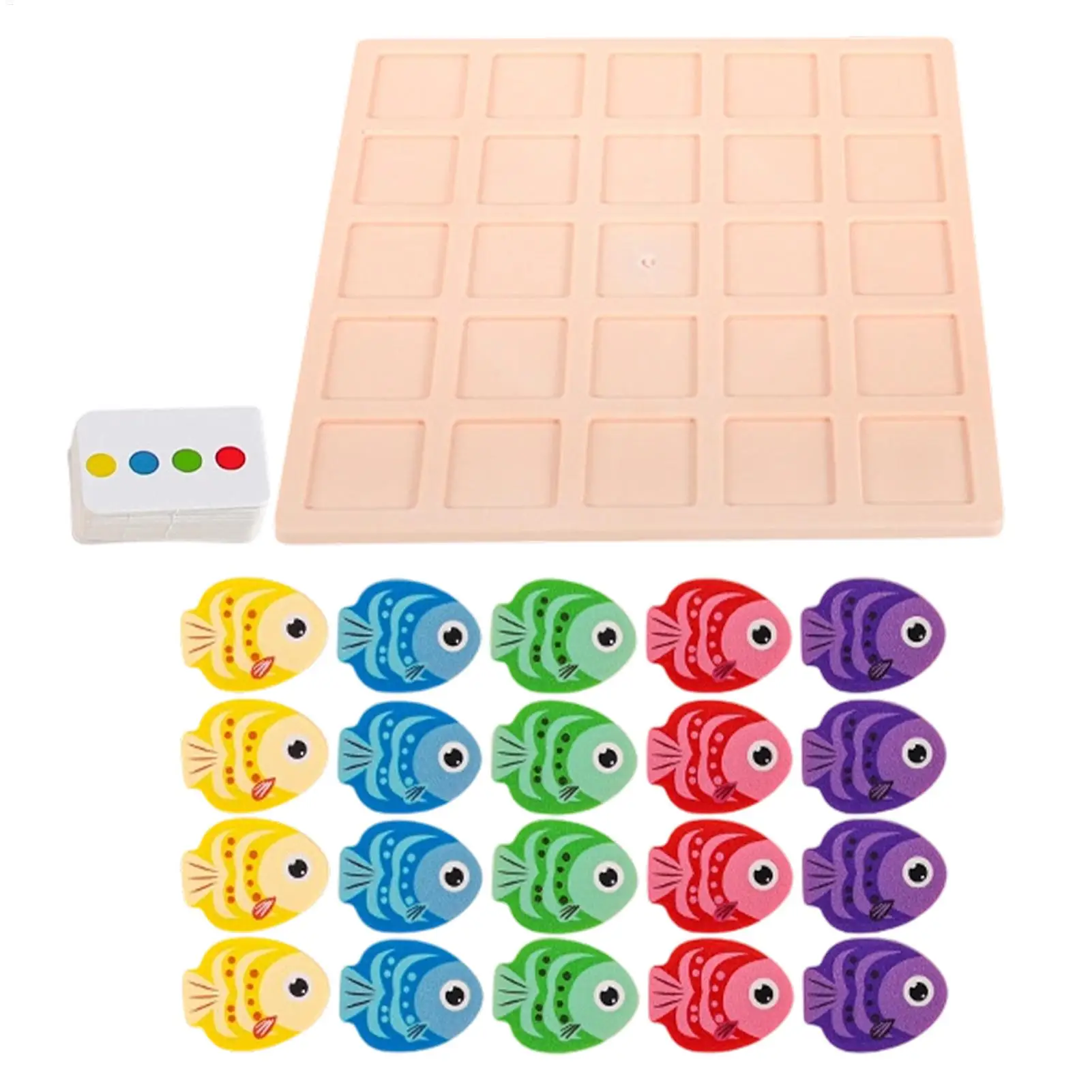 Color Sorting Toys Color Fish Find Direction Educational Learning Toys Kids Logic Sorting Matching Game For Boys Girls Home