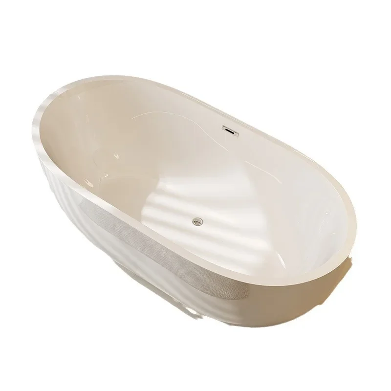 New thermal insulation bathtub acrylic small apartment seamless household adult integrated independent hotel European bathtub