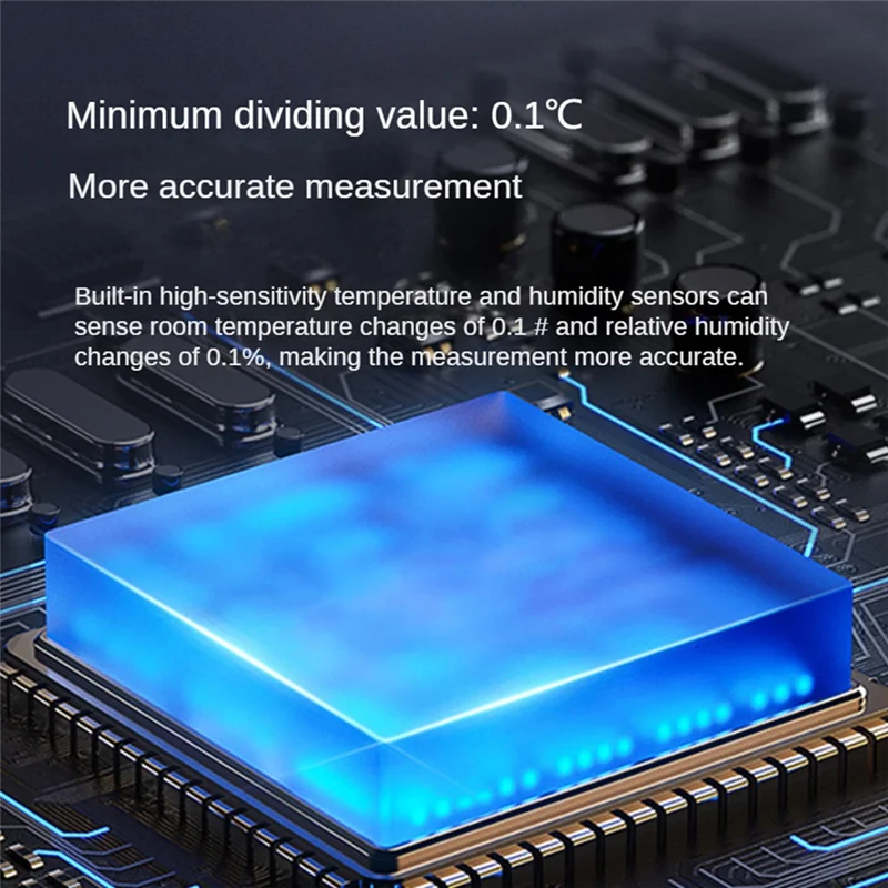 A56X 1 PCS Tuya Smart Home Zigbee Temperature And Humidity Sensor ABS Indoor Thermometer Monitor Works For Alexa Google Smart Li