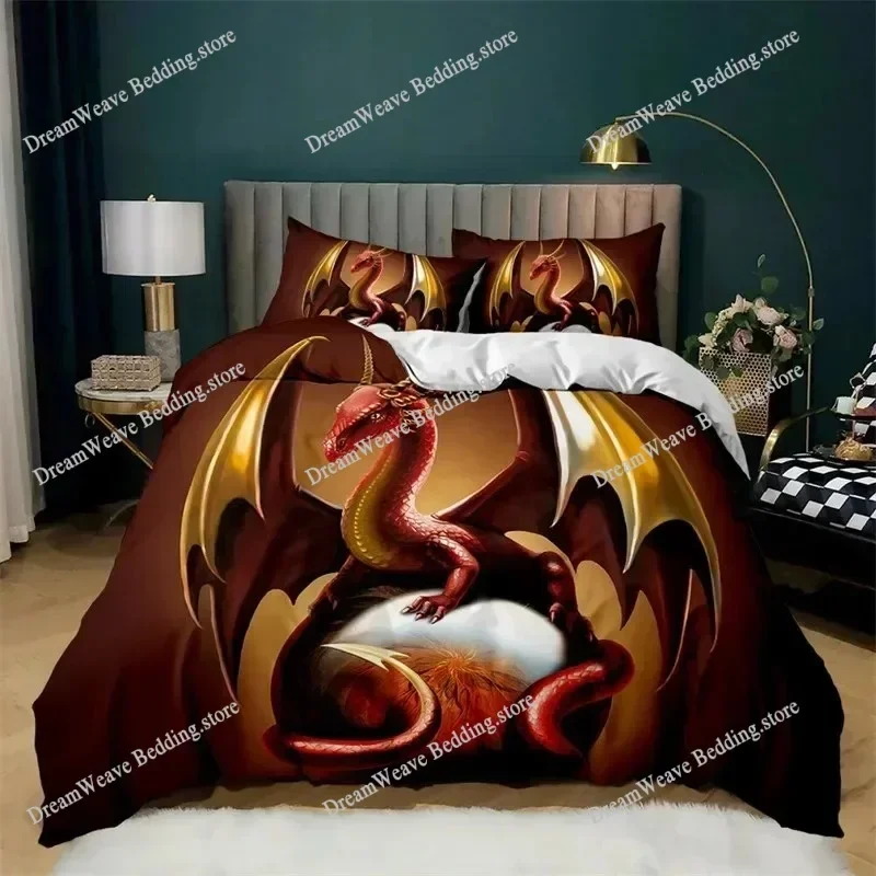 Ancient Wild Animal Bedding Set Single Twin Full Queen King Size Bed Set Aldult Kid Bedroom Duvetcover Sets Bed Sheet Set 519