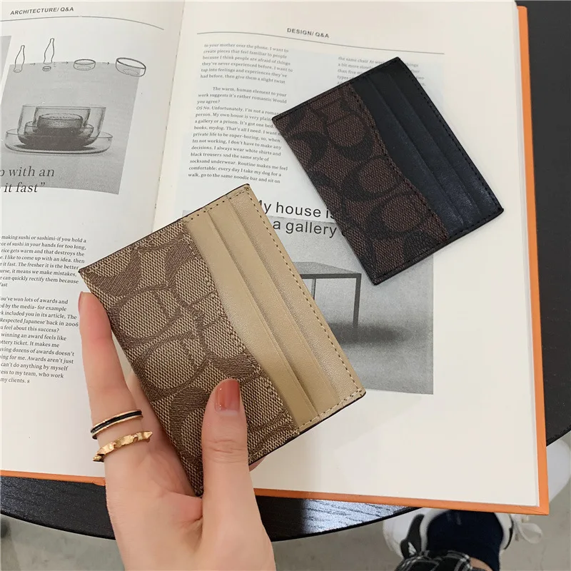 Luxury Design Wallets for Women Multi-Function Card Holder PU Leather Female Small Card Bag Short Women's Purse