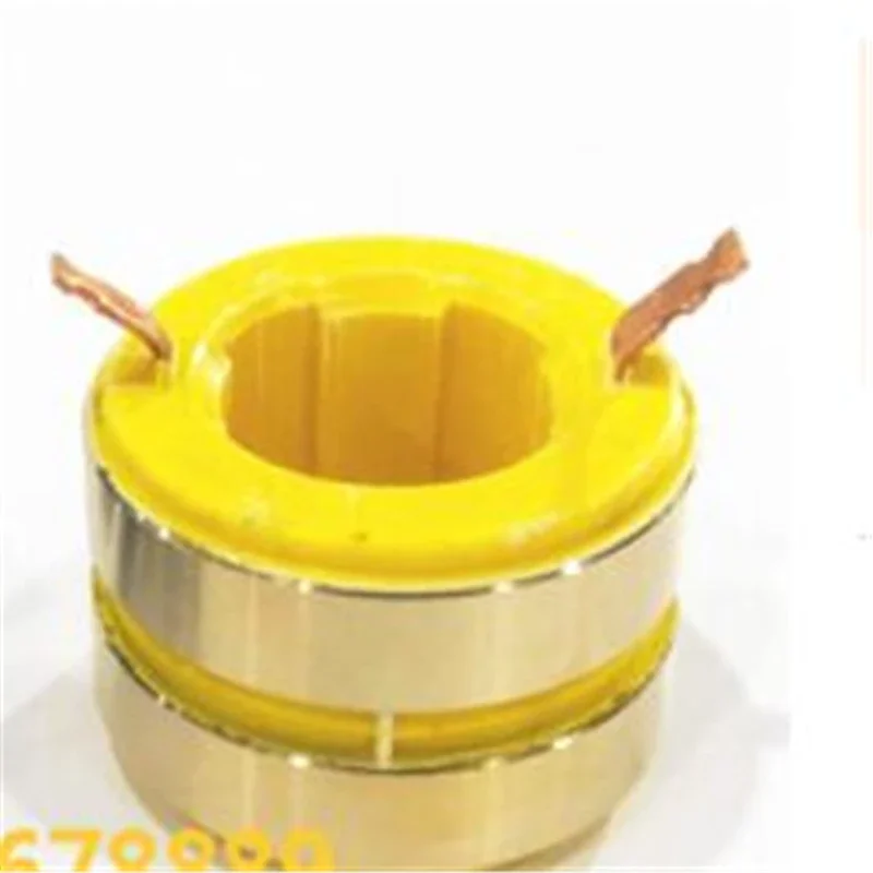Two ring 2-way collector ring conductive slip copper ring 15 19 20 21 22 30 carbon brush assembly generator accessories