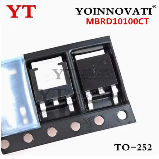 10PCS-100PCS  MBRD10100CT MBRD10100 TO-252