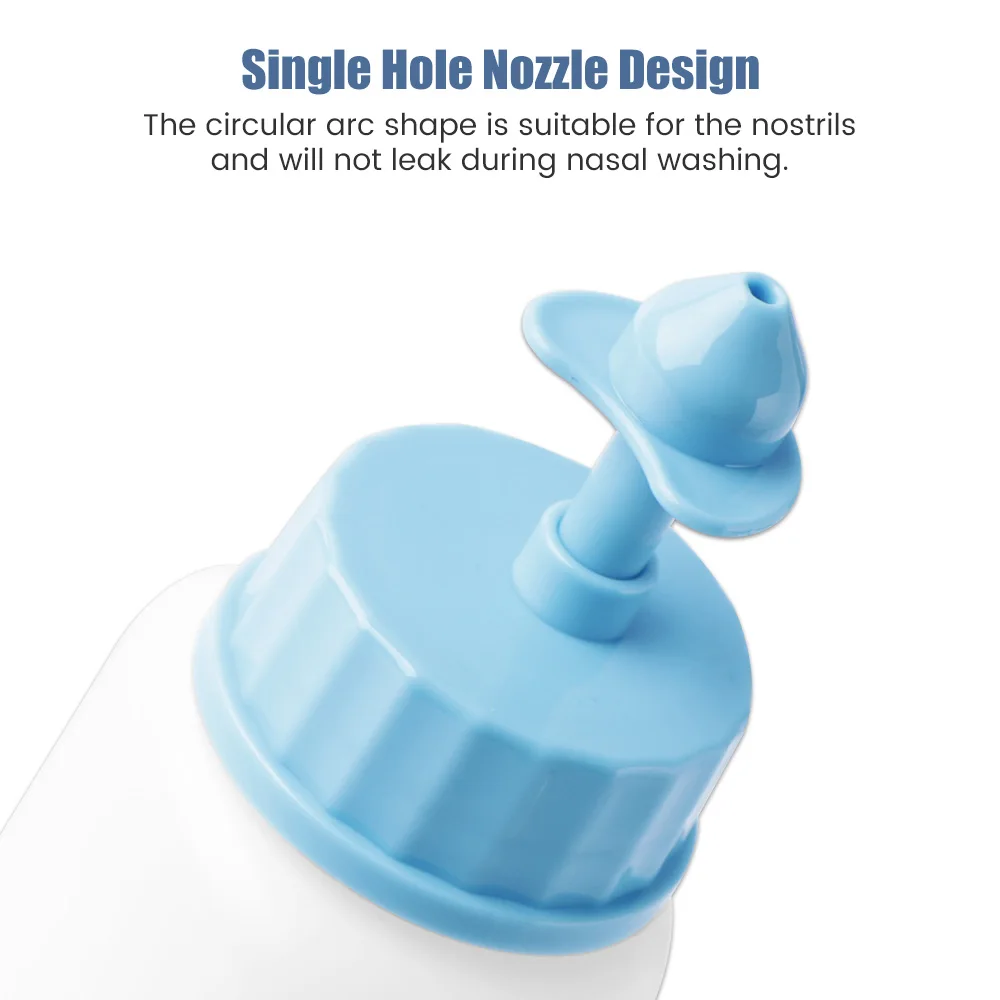 250ML Nasal Washing Bottle Nasal Irrigator Nasal Sinusite Allergic Rhinitis Treatment Rinsing Nose Wash Cleaner for Adult Child